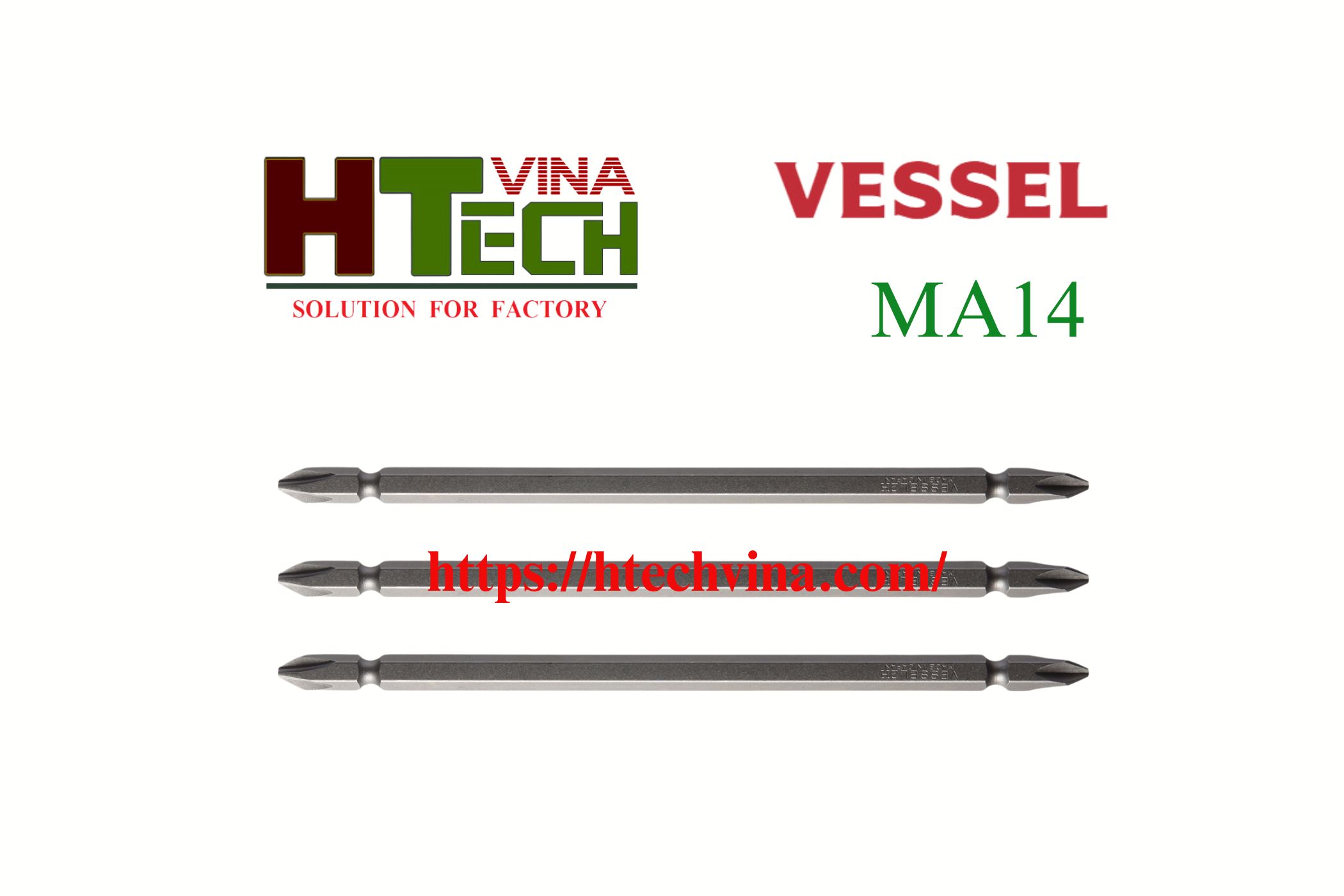 Mũi Vít Vessel MA14+2x150H