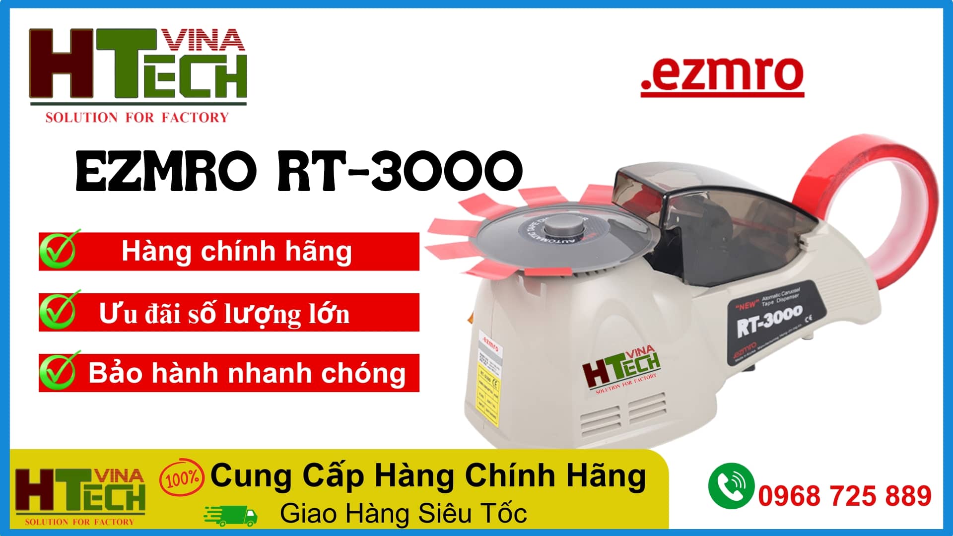 Máy cắt băng keo Ezmro RT-3000