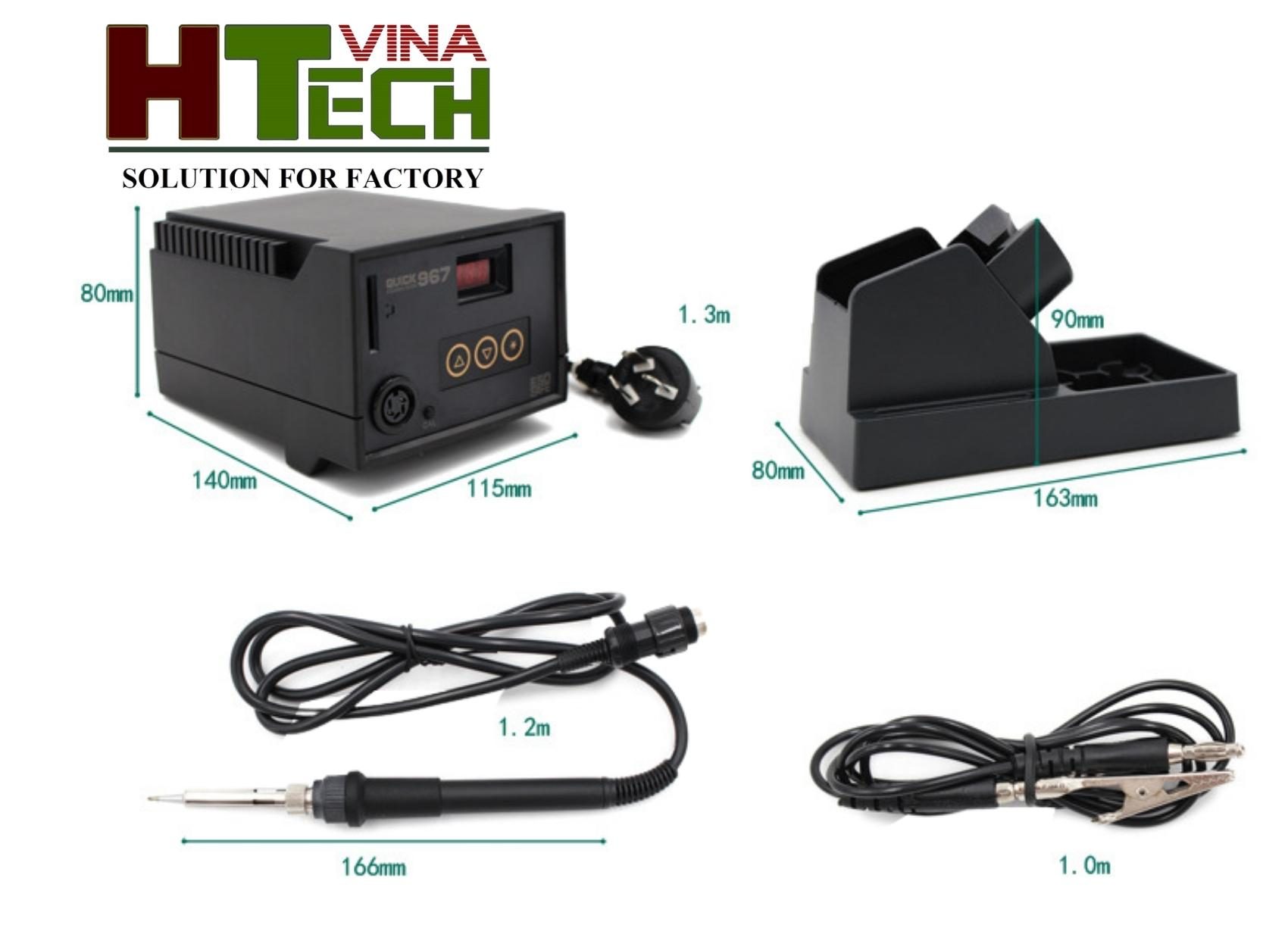 Máy hàn QUICK 967-60W chính hãng, giá rẻ nhất, hàng sẵn kho