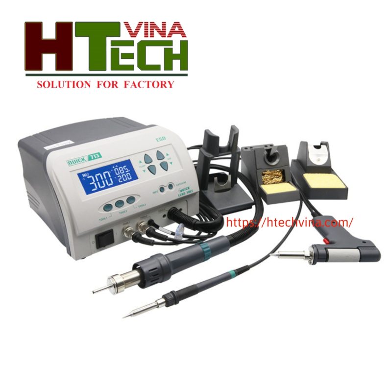 Máy hàn-khò-hút QUICK 713 chính hãng, giá rẻ nhất, hàng sẵn kho.