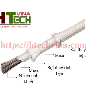 cấu tạo dây điện chịu nhiệt 1000°C 4mm²