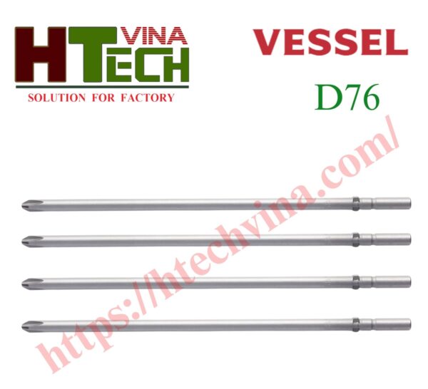 Mũi vặn vít Vessel D76+2x5x150