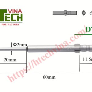 Mũi vặn vít Vessel D73+0x2x20x60