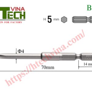 Mũi vặn vít Vessel B34+1x4x70H