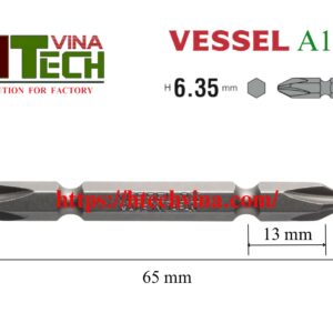 Thông số mũi văn vít Vessel A14+2x65