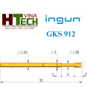 Chân Pin Ingun GKS-912 214 180 A 1502