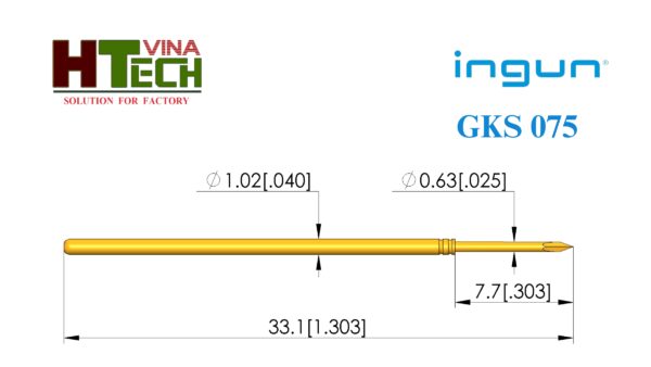 Chân pin Ingun GKS-075 291 064 A 2800