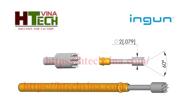 Chân pin ingun GKS-112 306 200 R 1502