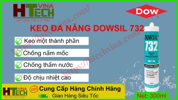 Keo Silicone đa năng Dowsil 732