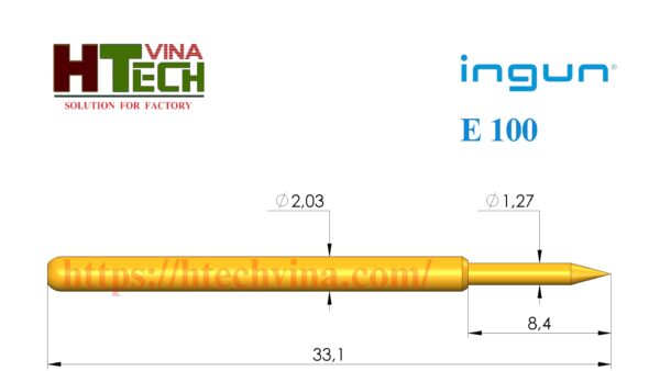 Thông số Chân Pin Ingun E-100 297 090 A 2000