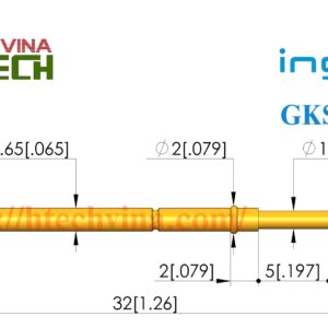 Thông số Chân Pin Ingun GKS-912 214 180 A 1502