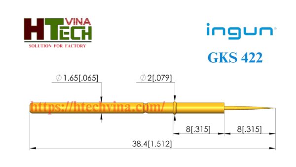 Thông số Kim test mạch Ingun GKS 422