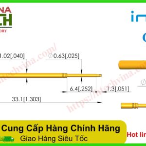 Thông số chân pin GKS-075 214 050 A 2800