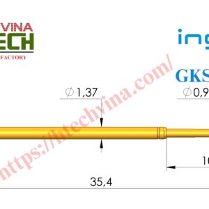 Thông số chân pin Ingun GKS-100 307 090 A 3000 LP