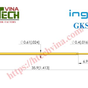 Thông số kim test kiểm tra mạch Ingun GKS-040 305 040 A 0800