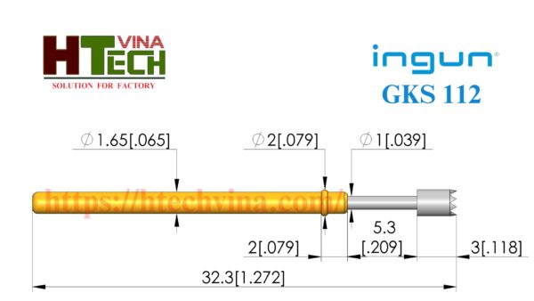 Thông số kim test mạch GKS-112 306 200 R 1502