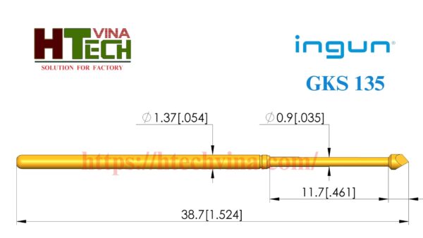 chân pin GKS-135 307 150 A 1500 