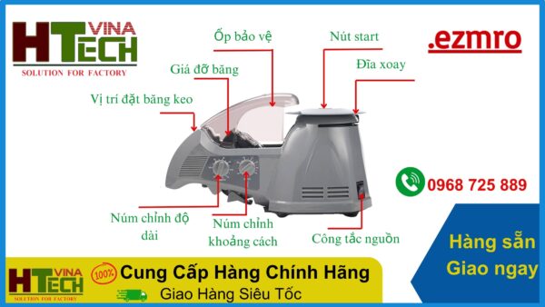 Máy cắt băng dính Ezmro RT-3700