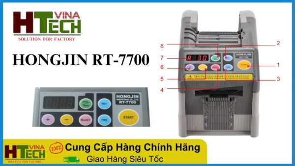 Máy cắt băng dính Hongjin RT-7700