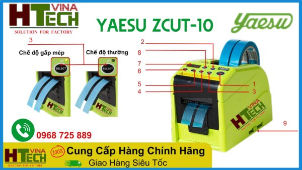 Máy cắt băng dính tự động Yaesu Zcut-10