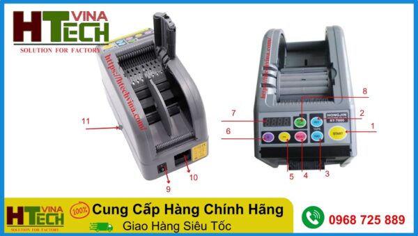 Máy cắt băng keo Hongjin RT-7000