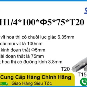 Mũi vặn vít hoa thị T20