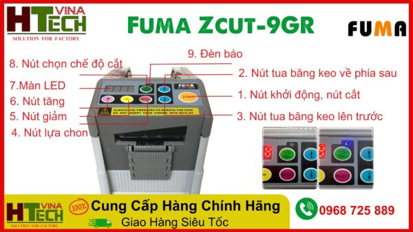 Máy cắt băng dính Fuma Zcut-9GR